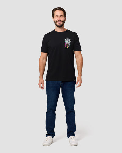 Mixtape Tee-Black-Regular-Full--Model---L