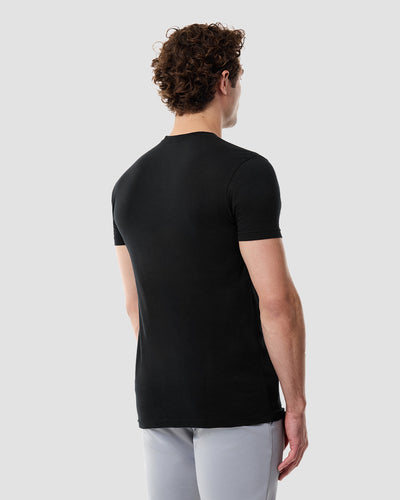 Molten Reign Glow-in-the-Dark Tee-Black-Regular-Back--Model---L