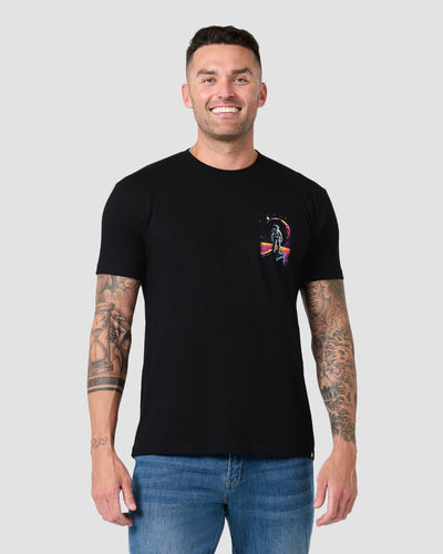 Planet Gaze Tee-Black-Regular-Front--Model---L