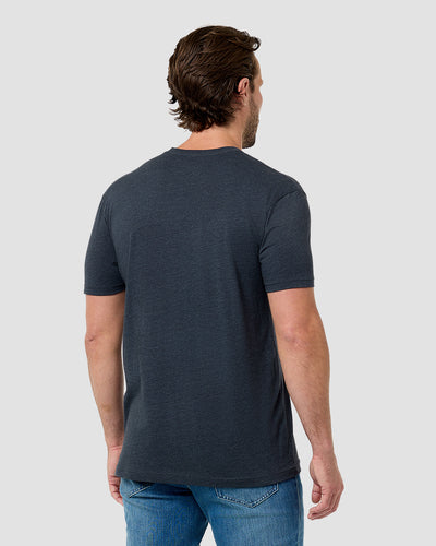 Poseidon Surge Tee-Charcoal-Regular-Back--Model---L