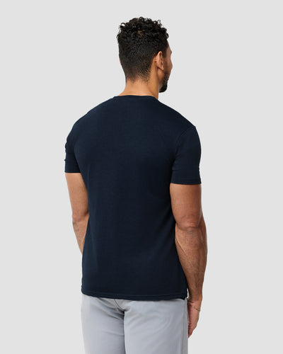 Reef Radiance Tee-Midnight Navy-Regular-Back--Model---L