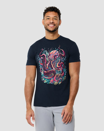 Reef Radiance Tee-Midnight Navy-Regular-Front--Model---L