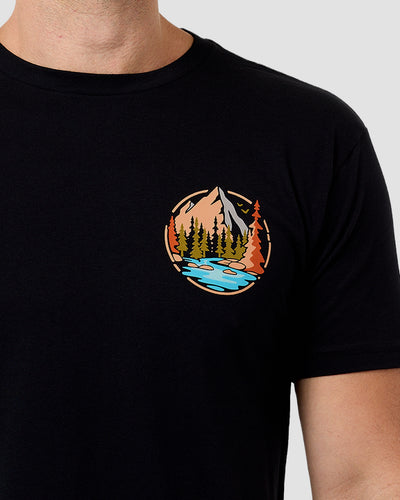 Wilderness Tee-Black-Regular-Detail--Model---L