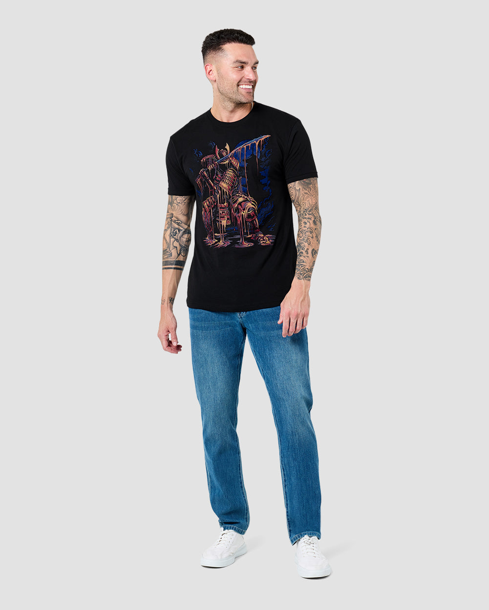 Molten Ronin Tee-Black-Regular-Front