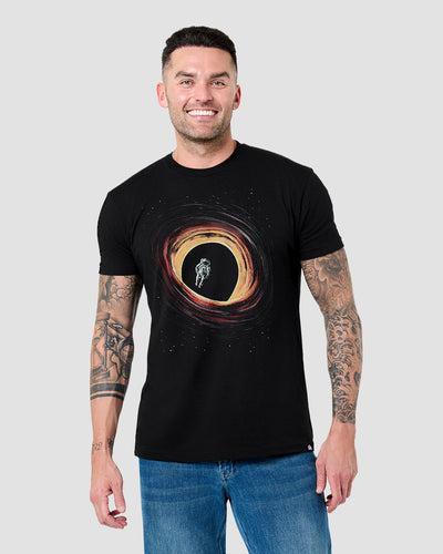 No Return Tee-Black-Regular-Front--Model---L