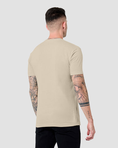 Sacred Summit Tee-Cream-Regular-Back--Model---L