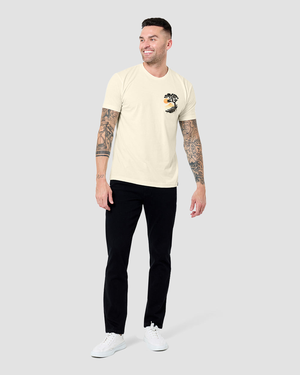 Zen Ridge Tee-Natural-Regular