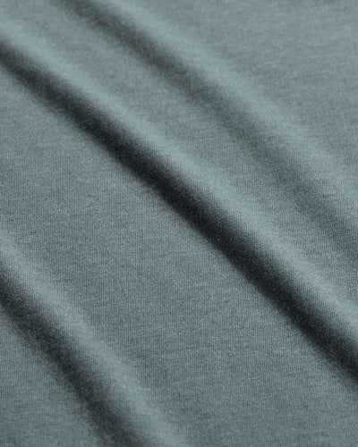 Long Sleeve Henley Tee - Branded-Indigo-Macro