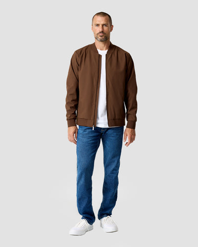 Heritage Bomber Jacket-Brown-Regular-Full--Zac---L