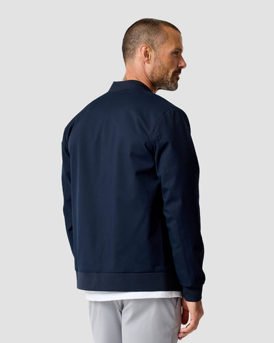 Heritage Bomber Jacket-Navy-Regular-Back--Zac---L