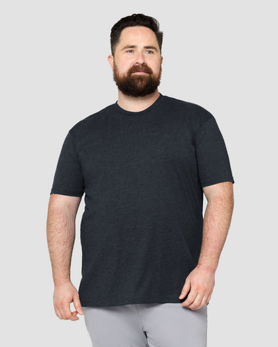 Basic Tee - Non-Branded-Charcoal-Front--Ross---2XL-Regular