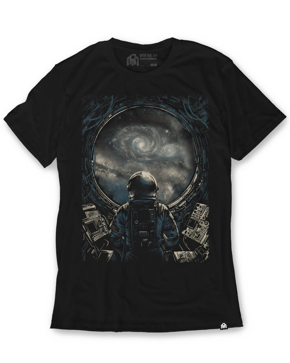 Infinite Horizon Glow-in-the-Dark Tee-Black-Regular-Mock--Model---L