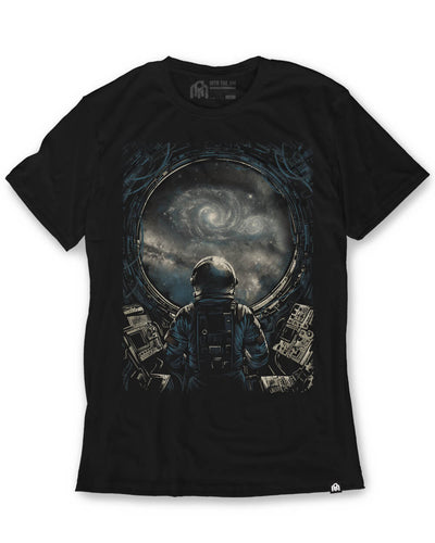 Infinite Horizon Glow-in-the-Dark Tee-Black-Regular-Mock--Model---L