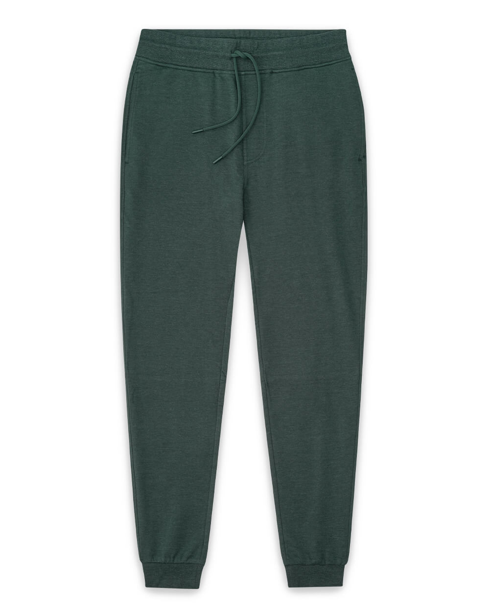 Fleece Joggers - Non-Branded-Forest Green-Front