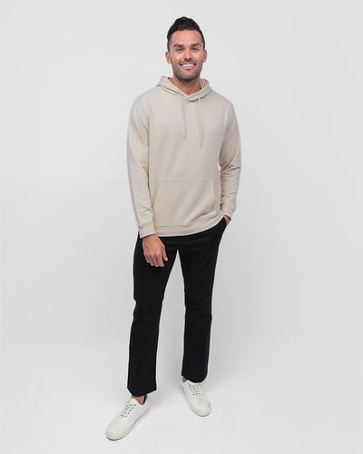 Pullover Hoodie (Classic Pocket) - Non-Branded-Beige-Full--Zach---L