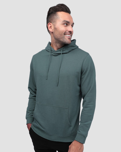 Pullover Hoodie (Classic Pocket) - Non-Branded-Indigo-Front--Zach---L