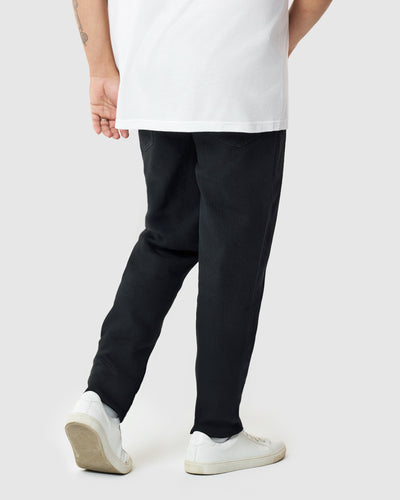 Legacy Stretch Denim Jeans-Dark Grey-30"-Plus-Back--Model---40