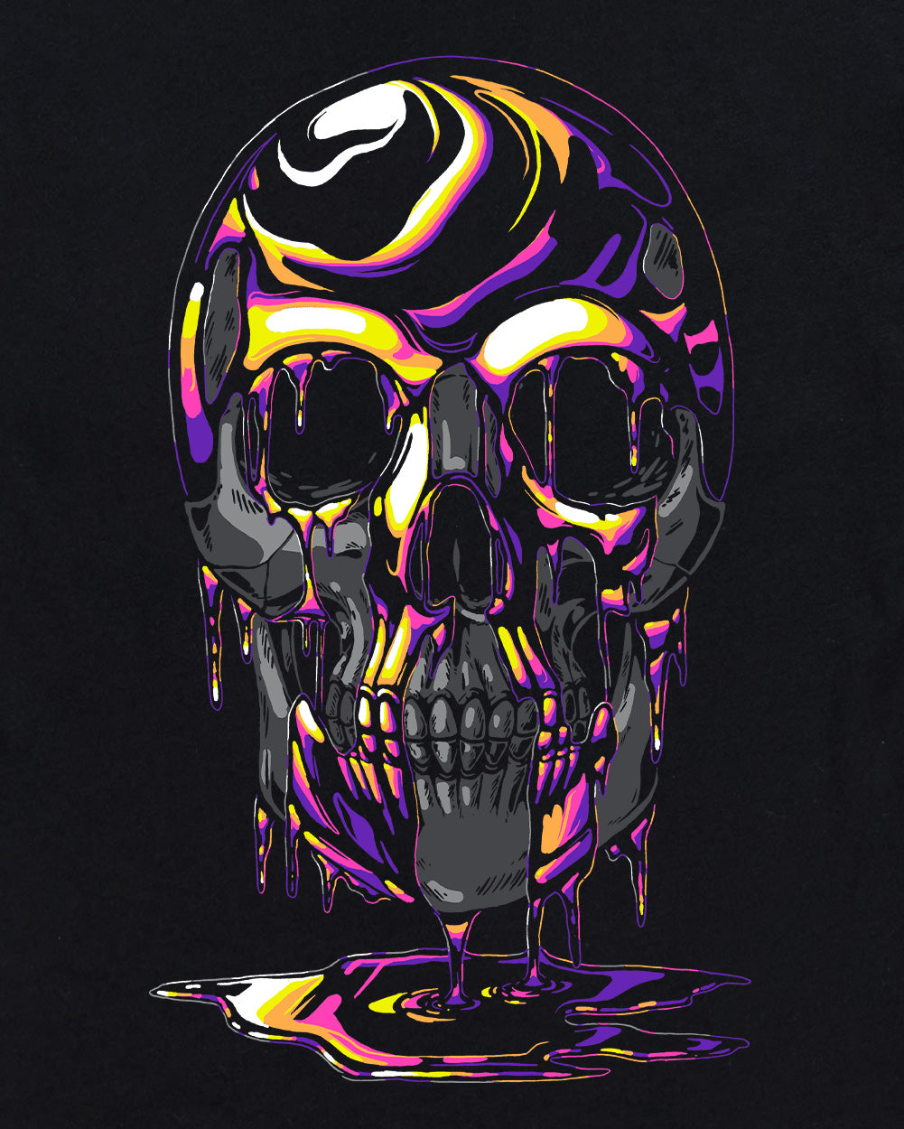 Liquid Spectrum Tee-Black-Regular-Swatch--Model---L