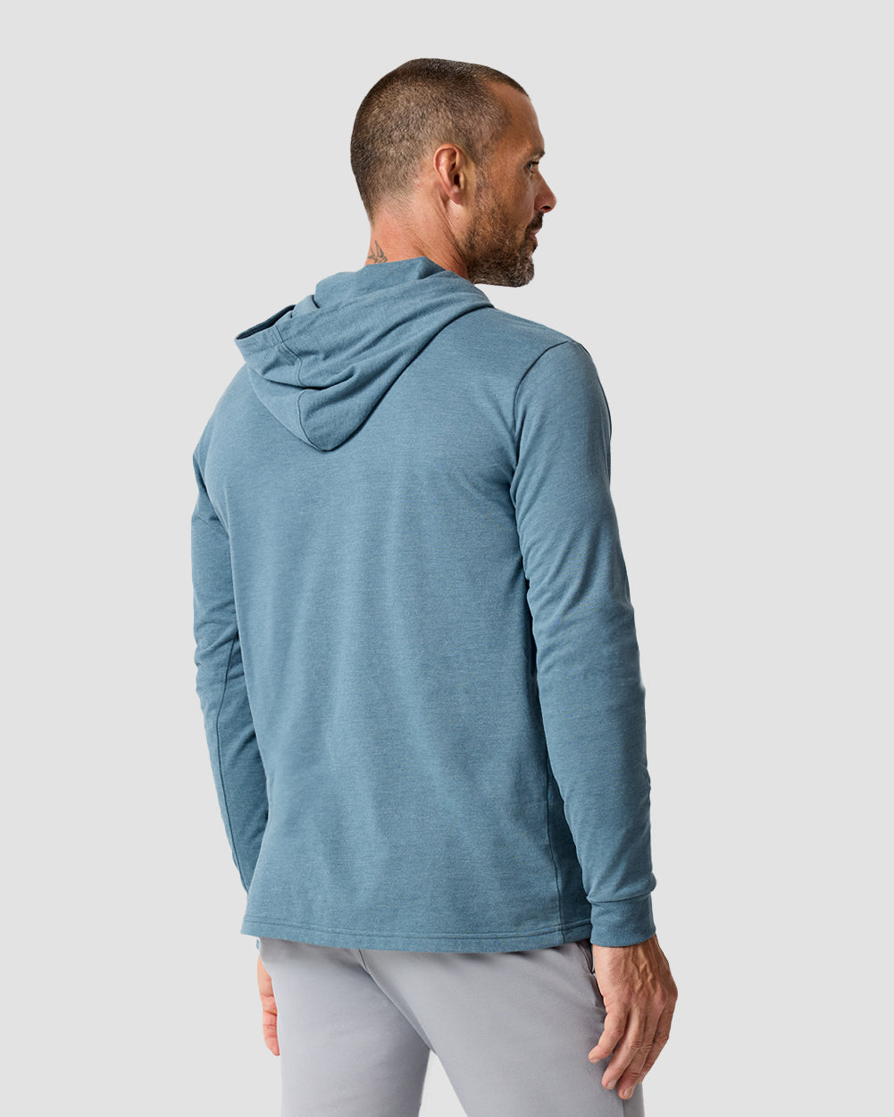 Long Sleeve Hooded Tee-Indigo-Regular-Back--Zac---L