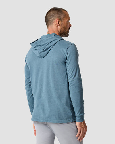 Long Sleeve Hooded Tee-Indigo-Regular-Back--Zac---L