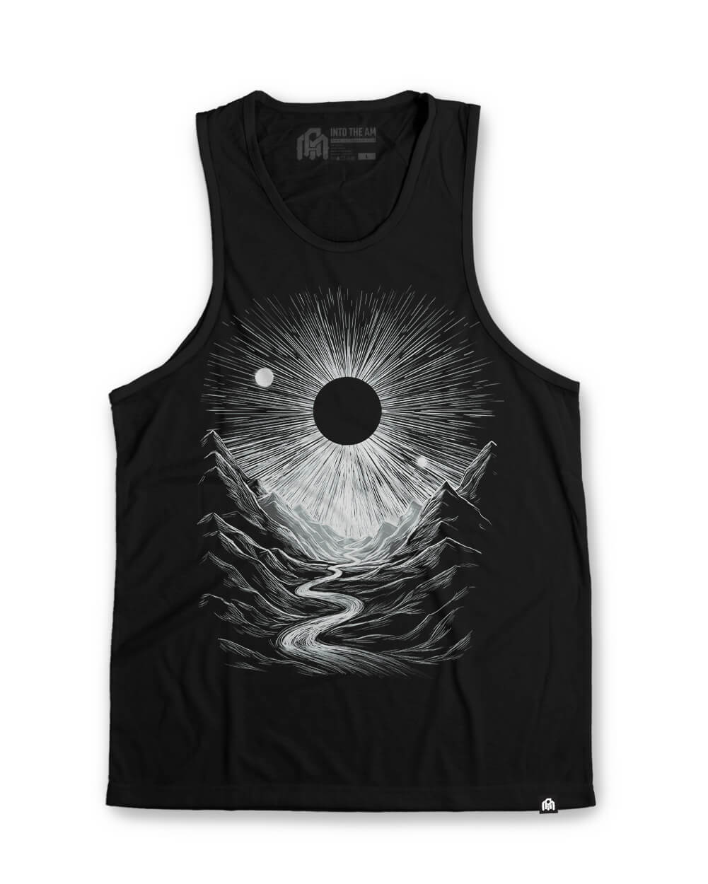 Lunar Canyon Tank-Black-Regular-Mock--Model---L