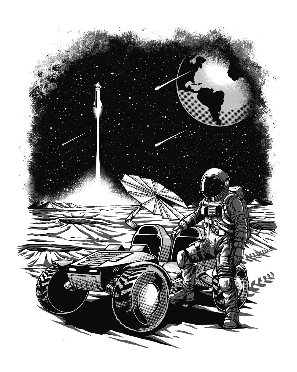 Lunar Legacy Tee-White-Regular-Swatch-Model---L