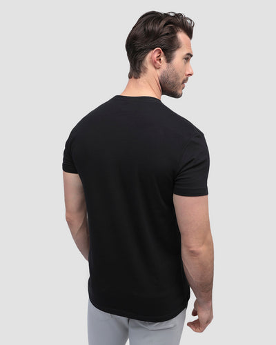 Lunar Canyon Tee-Black-Regular-Back--Model---L