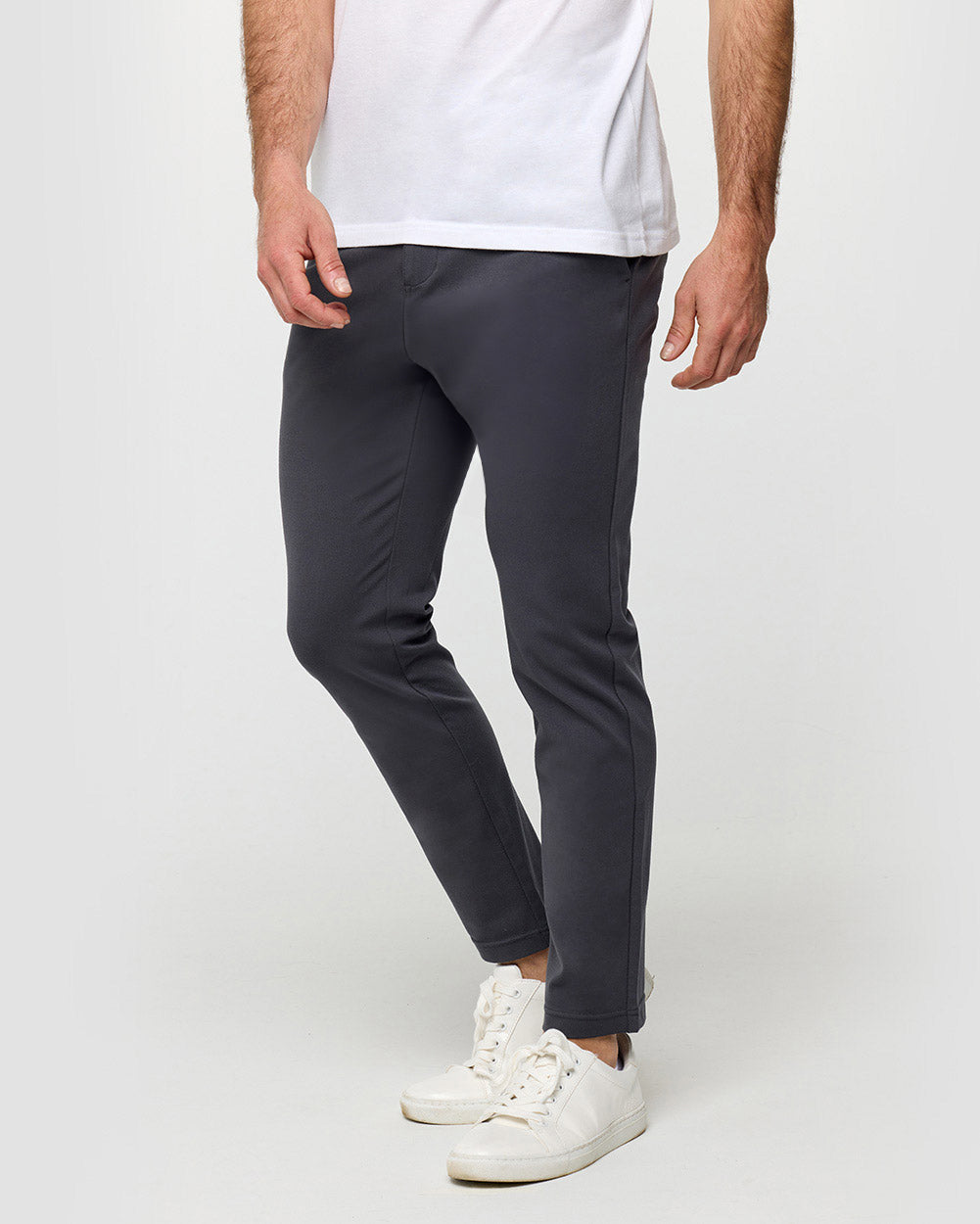 All Day Pants - Straight-Charcoal-33"-Regular-Front--Model---30