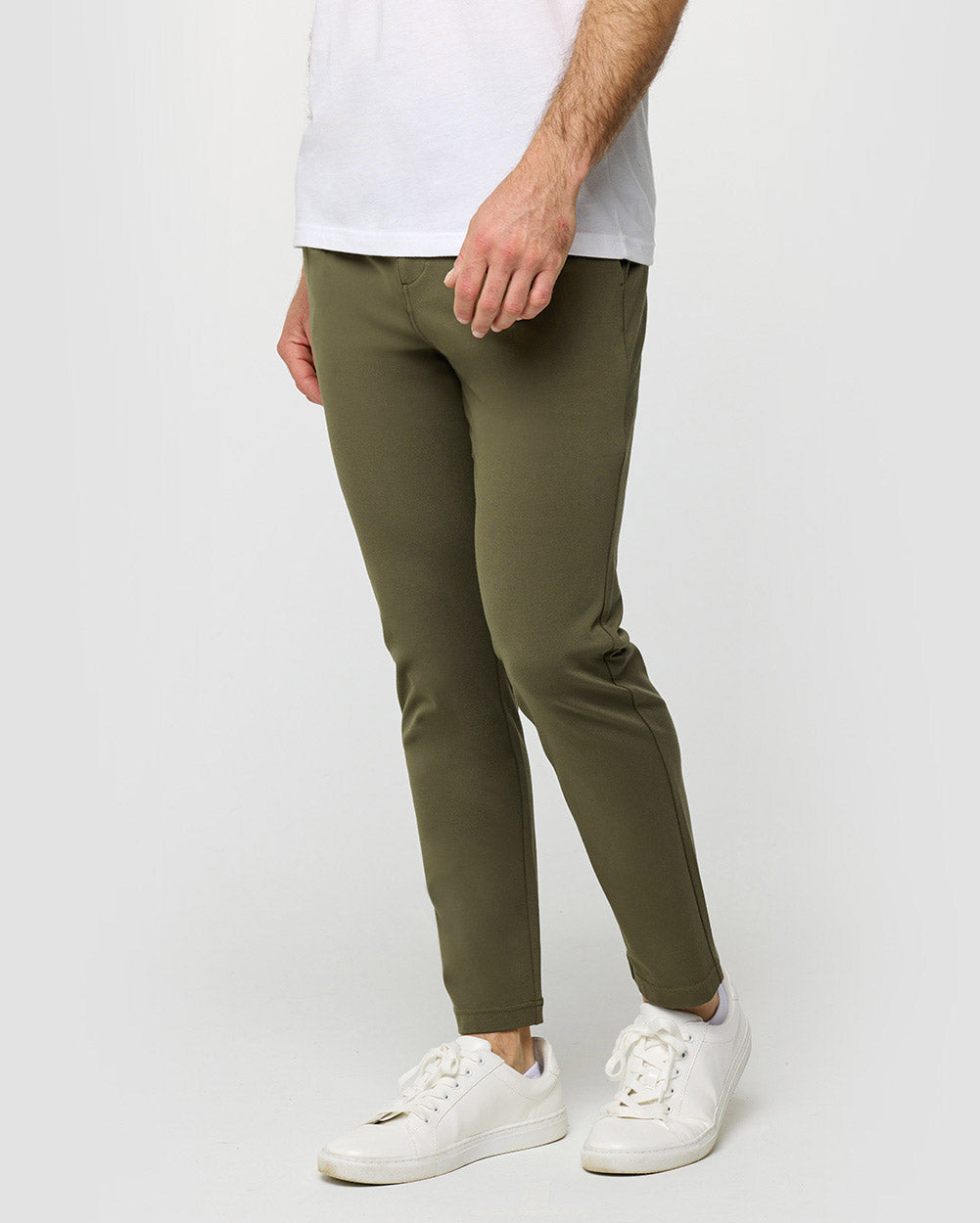 All Day Pants - Slim-Dark Olive-33"-Regular-Side--Alex---31