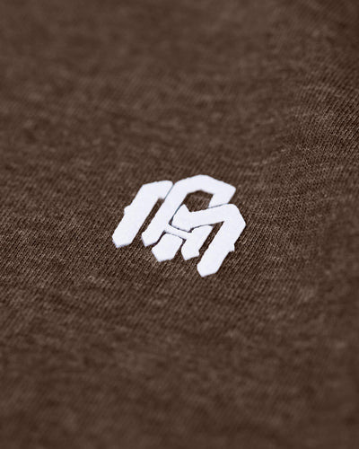 V-Neck Tee - Branded-Brown-Regular-Detail-Zach---L