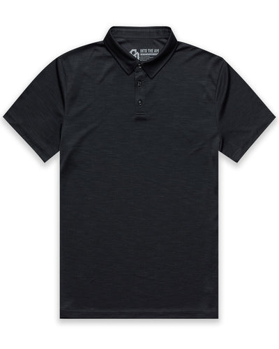 Performance Polo - Non-Branded-Black-Regular-Mock--Alex---M