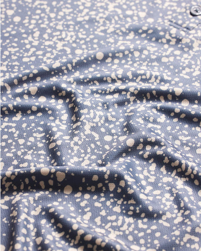 Performance Polo - Non-Branded-Indigo Splatter-Regular-Detail 2--Alex---M