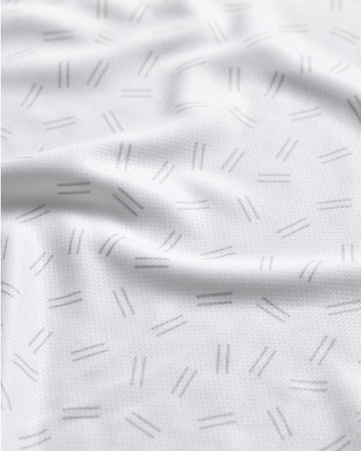 Performance Polo - Branded-White Dashes-Regular-Detail--Alex---M