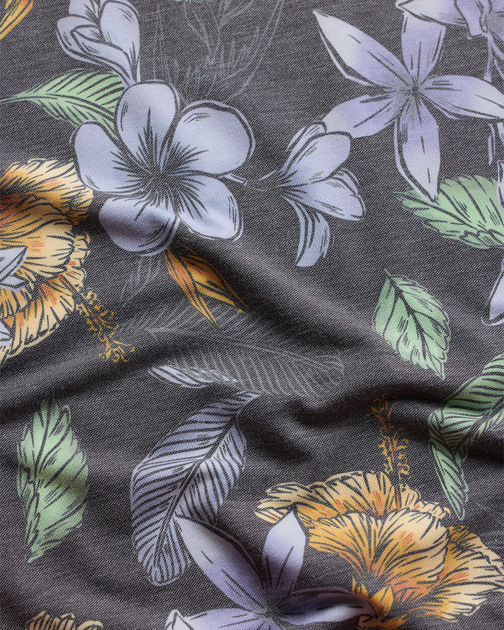 Pursuit Performance Polo-Coastal Flowers-Reg-Regular-Detail--Model---L