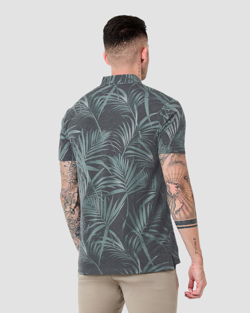 Pursuit Performance Polo-Midnight Jungle-Tall-Regular-Back--Model---L