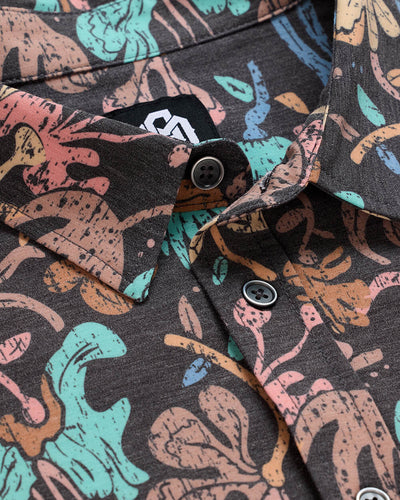 Relaxed Button Up - Non-Branded-Colorful Floral-Regular-Detail--Clayton---M