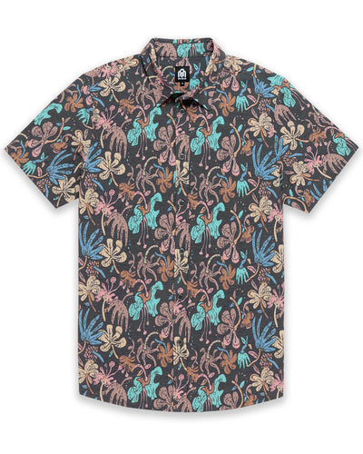 Relaxed Button Up - Non-Branded-Colorful Floral-Regular-Mock--Clayton---M