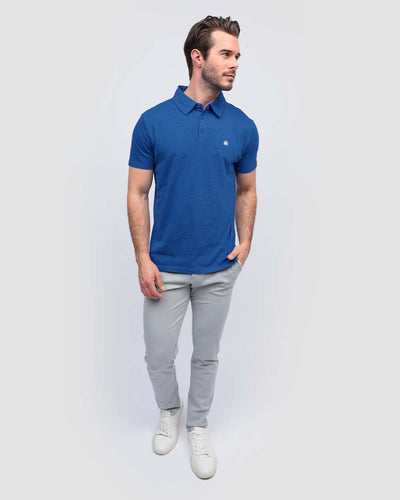 Polo - Branded-Royal Blue-Regular-Full--Model---M