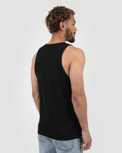 Skull Slush Tank-Black-Regular-Back--Model---L
