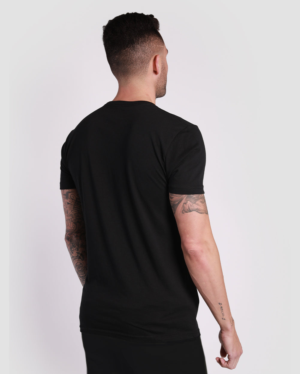 Lunar Harvest Glow-in-the-Dark Tee-Black-Regular-Back--Model---L