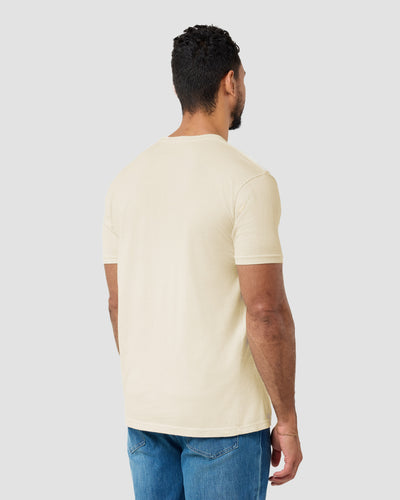 Meteor Bay Vintage Tee-Vintage Natural-Regular-Back--Model---L