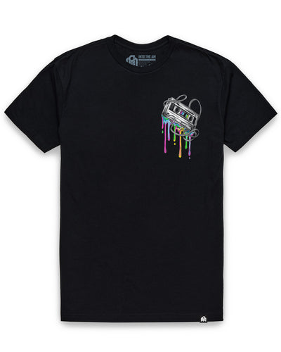 Mixtape Tee-Black-Regular-Mock--Model---L