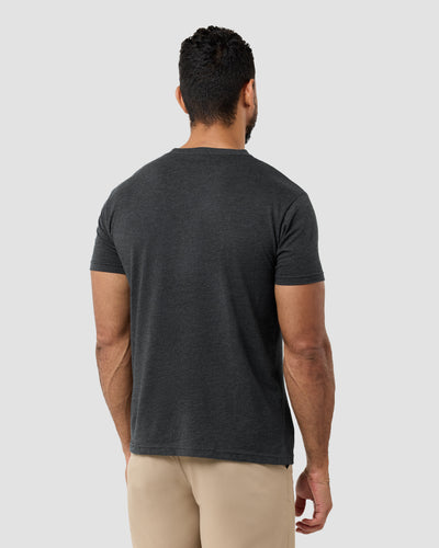 Moonlit Voyage Tee-Charcoal-Regular-Back--Model---L