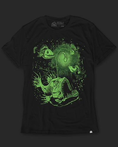 Neon Predator Glow-in-the-Dark Tee-Black-Regular-Glow--Model---L