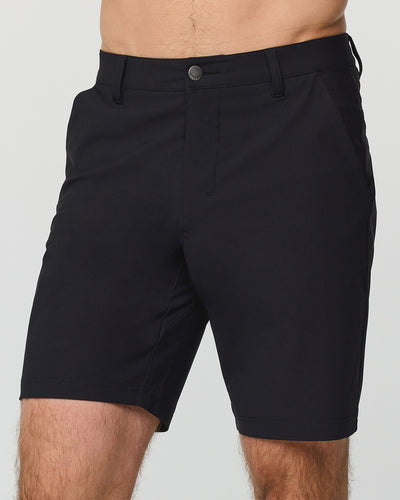 Daily Shorts-Black-9"-Regular-Front 2--Alex---M
