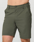 Daily Shorts-Dark Olive-9"-Regular-Front 3--Alex---31