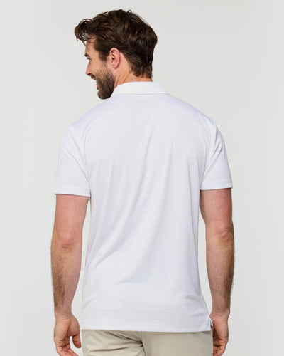 Performance Polo - Non-Branded-White-Regular-Back--Alex---M