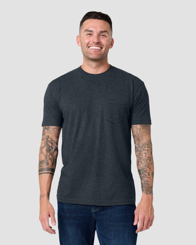 Pocket Tee-Charcoal-Regular-Front