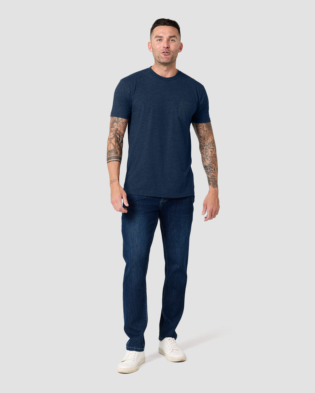 Pocket Tee-Navy-Regular-Full