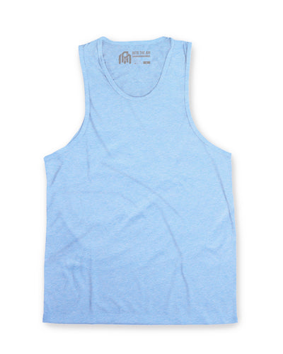 Tank-Heather Columbia Blue-Regular-Mock--Model---L